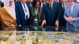 جانب من مشاركة سعادة وزير البلدية في افتتاح المعرض