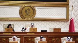 جانب من جلسة مجلس الشورى