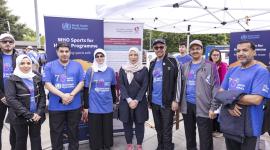 جانب من مشاركة وزير الصحة العامة