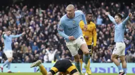 جانب من المباراة