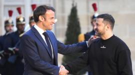 رئيس أوكرانيا والرئيسي الفرنسي