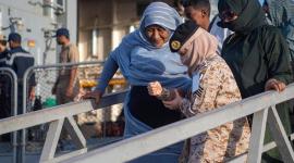 خلال عمليات الإجلاء