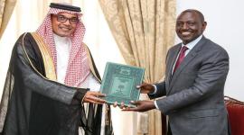 الرئيس الكيني والسفير السعودي بكينيا