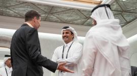 صاحب السمو الشيخ تميم بن حمد آل ثاني أمير البلاد المفدى خلال الحفل