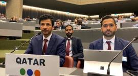 الوفد القطري المشارك في الاجتماع