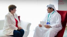 مديرة النقد الدولي في حديثها إلى وكالة الأنباء القطرية