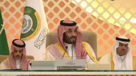 ولي العهد السعودي في كلمته أمام الجلسة الافتتاحية للقمة العربية