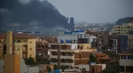 آثار الاشتباكات في السودان