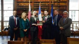 جانب من لقاء سعادة السيدة لولوة بالبرلمانيين الفرنسيين