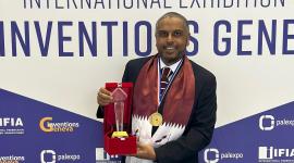 المخترع القطري الفائز بالميدالية الذهبية