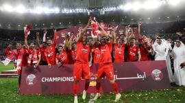 فرحة لاعبي العربي بكأس الأمير 2023