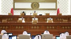 جانب من جلسة مجلس الشورى