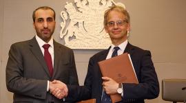 جانب من توقيع المذكرة