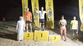 جانب من تتويج الفائزين