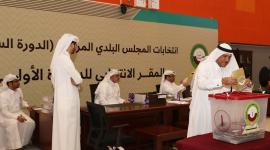 جانب من سير العملية الانتخابية