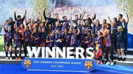 تتويج فريق برشلونة للسيدات