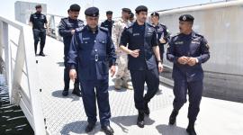 جانب من زيارة الوفد الأمني الكويتي