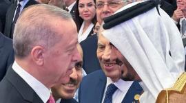 سعادة الشيخ خليفة بن حمد بن خليفة آل ثاني وزير الداخلية مع أردوغان