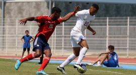 من مباراة منتخب قطر الأولمبي أمام كوستاريكا