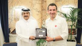 خلال منح سفير قطر مفتاح مدينة تيرانا الألبانية