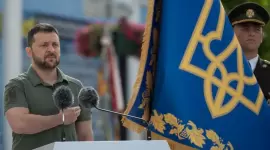 الرئيس الأوكراني فولوديمير زيلينسكي