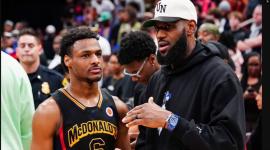 ليبرون جيمس ونجله