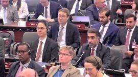 الوفد القطري المشارك في الجلسة الافتتاحية