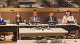 جانب من المشاركة القطرية في المائدة المستديرة