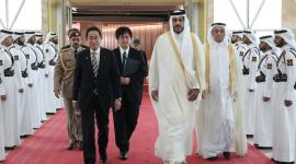 دولة السيد فوميو كيشيدا رئيس وزراء اليابان خلال استقباله