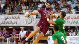 من مباراة اليوم بين قطر والسعودية