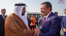 جانب من توديع نائب الرئيس التركي