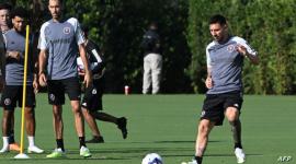 ميسي في التدريبات