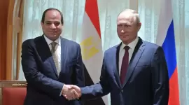الرئيسان الروسي والمصري