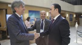 على هامش المشاركة في المؤتمر