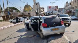 سيارة إسرائيلية تعرضت لإطلاق نار في حوارة