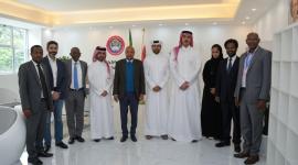 صورة جماعية عقب افتتاح مختبر الإعلام الرقمي