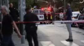 موقع إطلاق النار في تل أبيب