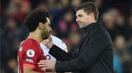ستيفن جيرارد ومحمد صلاح