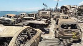 آثار الحرائق في جزر هاواي