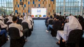 خلال حفل استقبال الطلاب الجدد