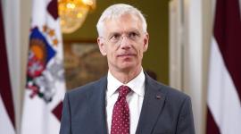 رئيس وزراء لاتفيا كريسيانيس كارينس