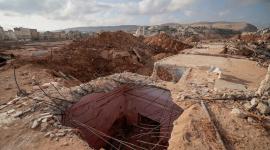 تدمير إعصار دانيال للمنازل - صورة أرشيفية