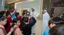 جانب من استضافة أولى الزيارات المدرسية