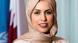 سعادة الشيخة علياء أحمد بن سيف آل ثاني المندوب الدائم لدولة قطر