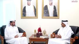 سعادة السفير الدكتور مطلق بن ماجد القحطاني خلال الحوار