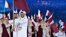 البعثة القطرية في حفل الافتتاح