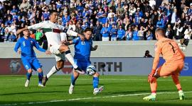 مباراة سابقة لمنتخب البرتغال