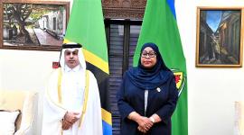 جانب من تسليم أوراق الاعتماد