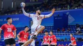 مباراة عنابي كرة اليد مع هونج كونج