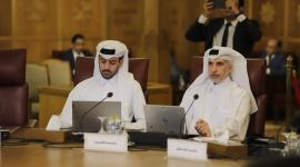 جانب من المشاركة القطرية في الاجتماع